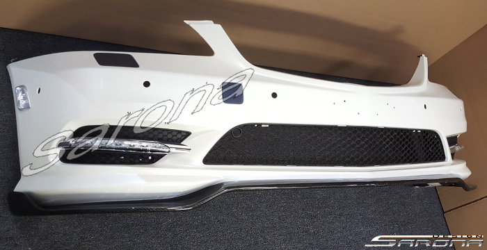 Custom Mercedes S Class  Sedan Front Lip/Splitter (2010 - 2013) - $950.00 (Part #MB-059-FA)